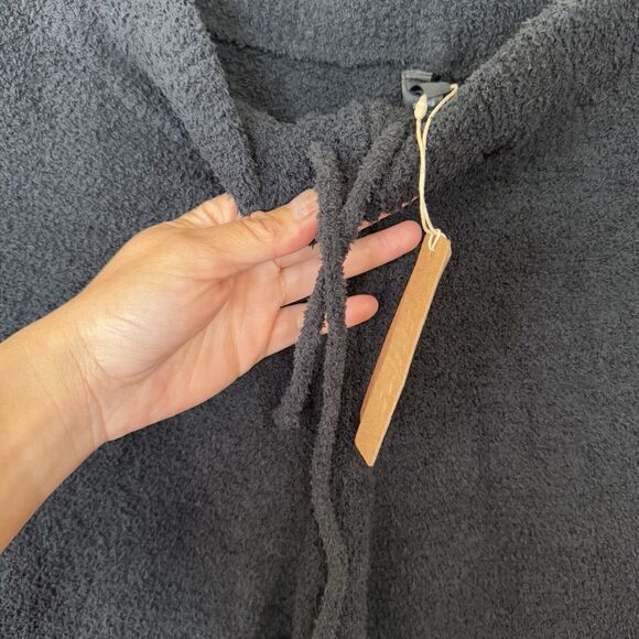 NWT SKIMS Cozy Pants Onyx Sz M Wide Leg Buttery Soft - Picture 6 of 12